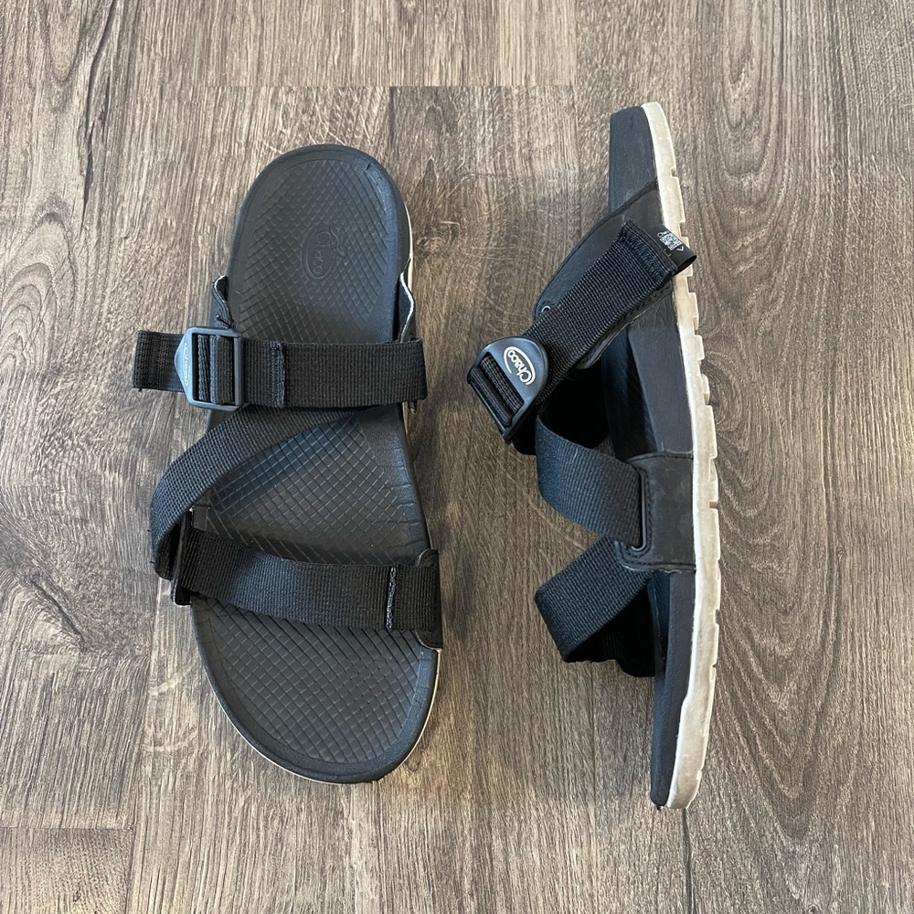 Chaco Sandals Lowdown Strap Slide Black Women’s size 11